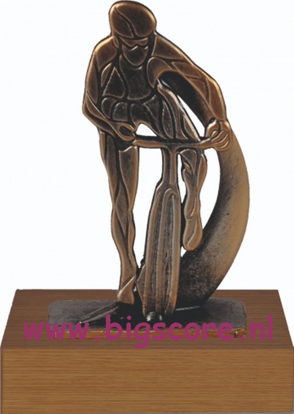 Wielrenner Metaalbeeld BEL787